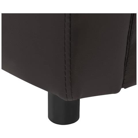 Divano per Cani Marrone 67x41x39 cm in Similpelle - Foto 8