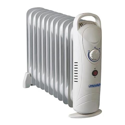 Ms 7806 Radiatore Ad Olio, 1200 W, Numero Di Alette 11, Bianco - Foto 1