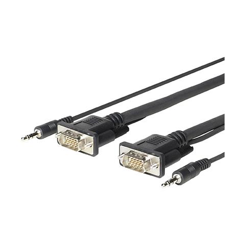 PROVGAMCS4.6 4.6m VGA (D-Sub) + 3.5mm VGA (D-Sub) + 3.5mm Nero cavo VGA - Foto 1