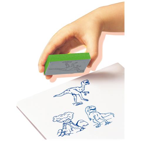 La sua 14919 - Set Timbri Dinosauri, multicolore - Foto 2