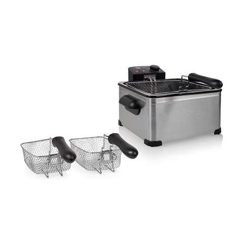 Friggitrice FR-6949 Capacità 5 Litri 2000 Watt Colore Argento - Foto 2