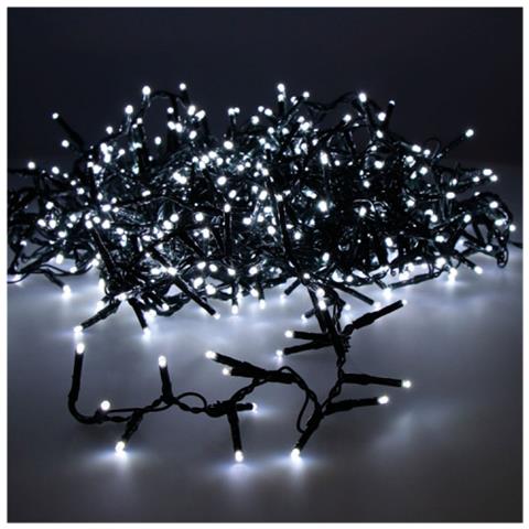 Ghirlanda Glitter Compatta - Spirito Natalizio - Bianco Freddo - Lampadine Led - 11 M - 72261 - Foto 3