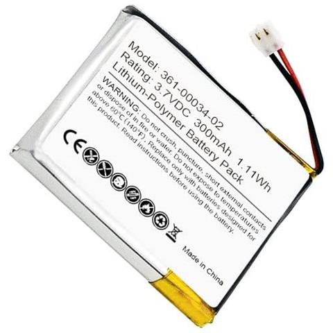 Batteria 3.7v 300mah1.11wh 361-00034-02 Compatibile Con Garmin Fenix 3 / Fenix 3 Hr Pila Di Ricambio Smartwatch 300mah Sostituzione Orologio - Foto 2