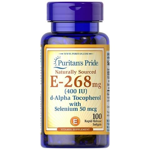 Vitamina E (d-alfa Tocoferolo) 400 Ui E Selenio 50 Mcg 100 Sgel - Foto 1