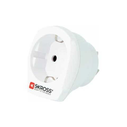 1.500209-e Adattatore Per Presa Di Corrente Tipo I (au) Tipo C (europlug) Bianco - Foto 1
