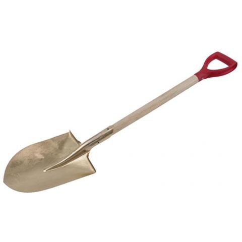 Bronzeplus Round Edge Shovel Alluminio, Bronzo, Legno Bronzo, Legno - Foto 1