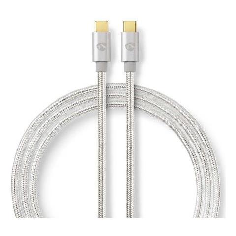 Cctb60700al20 Cavo Usb 2 M Usb 2.0 Usb C Alluminio - Foto 1