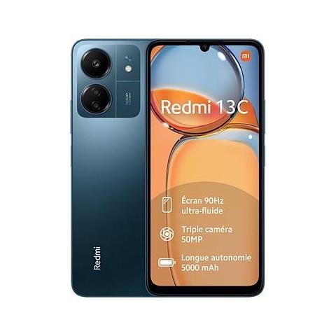 Redmi 13C 4G 128GB 4GB Ram Dual Sim Display 6.74" HD+ Slot Micro SD Fotocamera 50 Mpx Android Navy Blue Tim - Foto 1