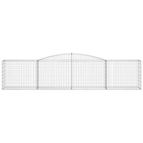 Cesto Gabbione Ad Arco 400x50x80/100 Cm Ferro Zincato - Foto 2