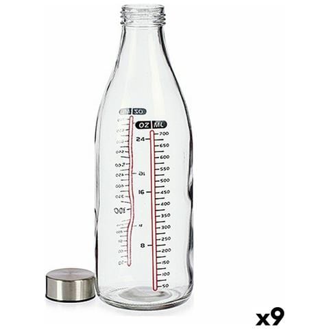 Caraffa Dosatrice Cristallo Acciaio 1 L (9 Unità) - Foto 1