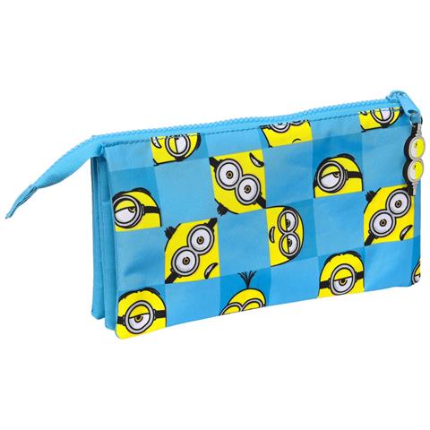 Astuccio Scuola Minions Minionstatic Azzurro (22 X 12 X 3 Cm) - Foto 2