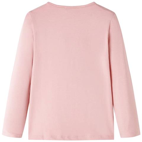 Maglietta Bambina Maniche Lunghe Rosa Chiaro 104 - Foto 2