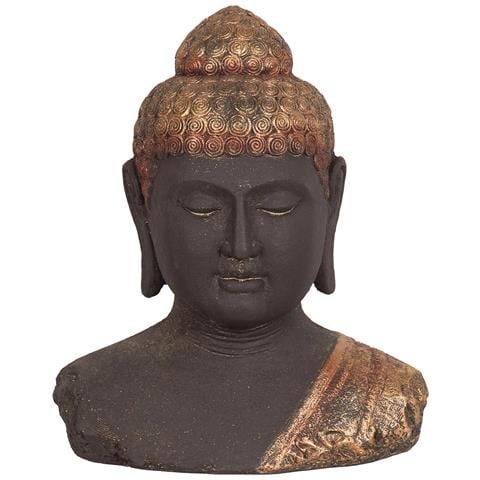 Accessorio Decorativo Buddha Carum Ceramica Nero - Foto 2