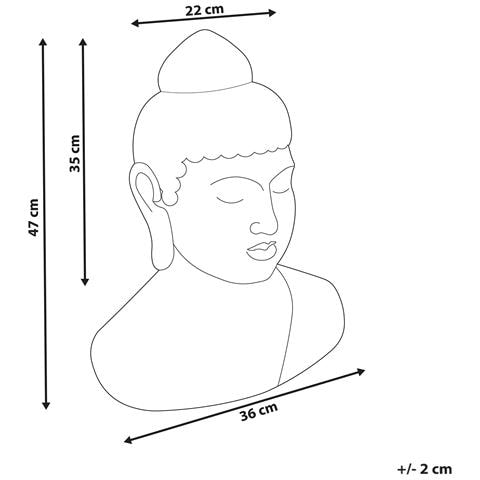 Accessorio Decorativo Buddha Carum Ceramica Nero - Foto 7