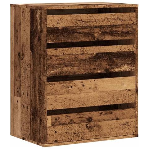 Cassettiera Angolare Legno Antico 60x41x76 cm Legno Multistrato - Foto 1