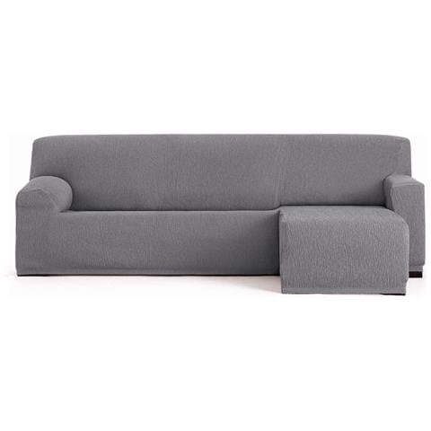 Copridivano Troya Elastico Penisola Destra Grigio Bracciolo Corto 250/310 - Foto 1
