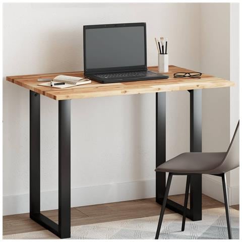 Piano Tavolo Rettangolare 80x70x2cm In Legno Massello Di Acacia - Foto 1