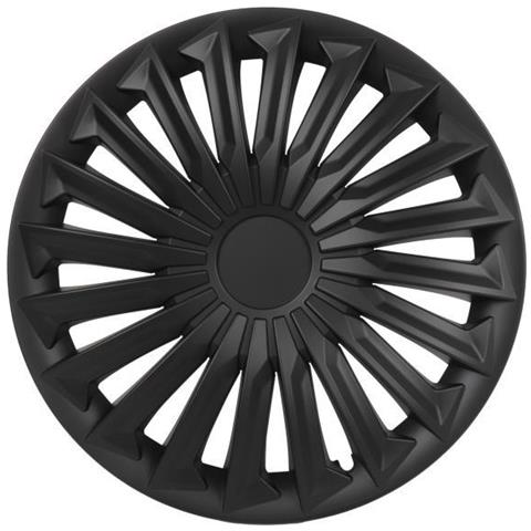 Set 4 Copricerchi 14'' Alulook Joy Mat Black - Foto 1