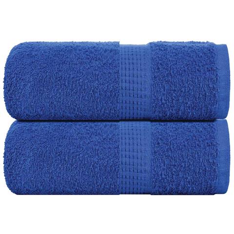 Asciugamani Per Sapone 2 Pz Blu 30x30 Cm 360 G/m 100% Cotone - Foto 1