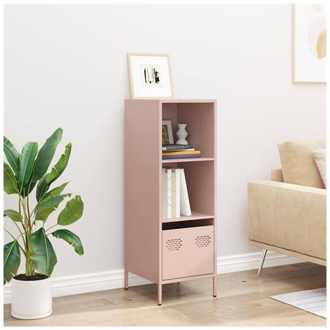Credenza Rosa 35x39x103,5 Cm In Acciaio - Foto 3