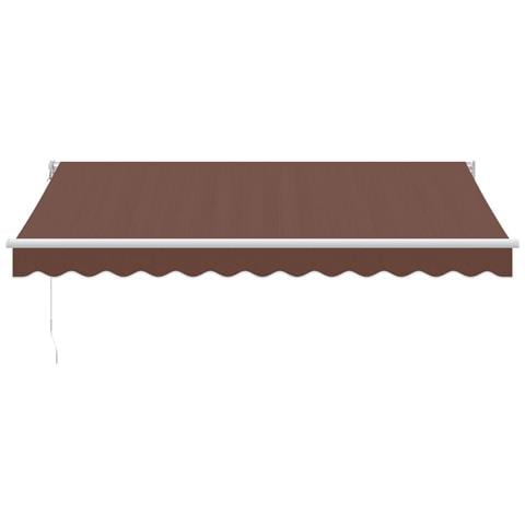 Tenda Sole Retrattile Manuale 350x250 Cm Marrone - Foto 3