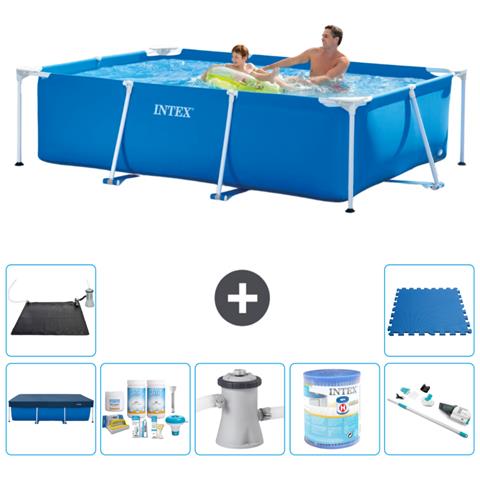 Piscina Fuori Terra - Rettangolo - 260x160x65 Cm - Blu - Include Accessori Coordinati A131 - Foto 1