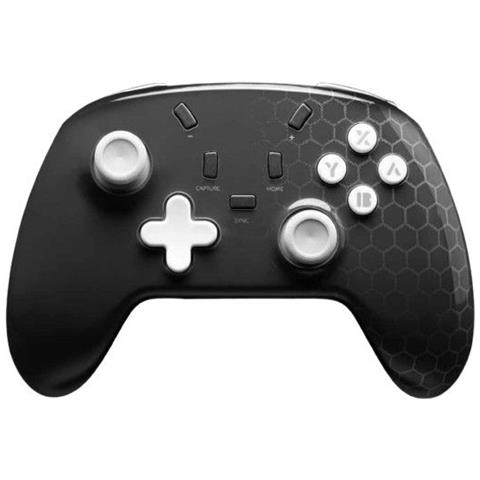 Qubick Cosw0002 Gamepad Wireless Analogico-digitale Per Nintendo Switch Nero Bianco - Foto 1