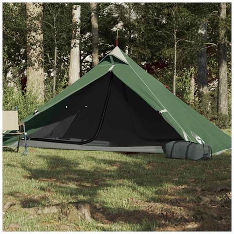 Tenda da Campeggio Tipi per 1 Person1 Verde Impermeabile - Foto 2