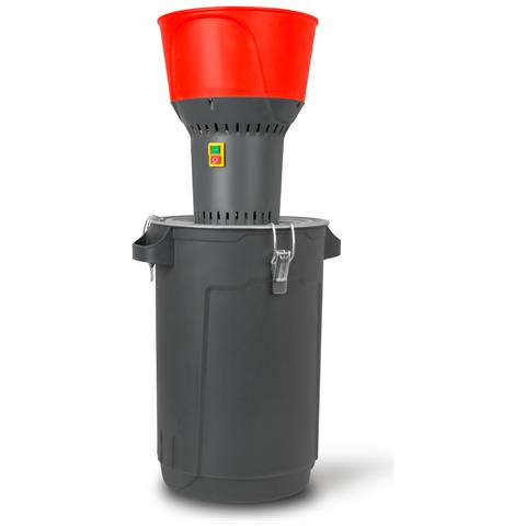 Macina Cereali Elettrica Con Secchio Da 60l, Motore Elettrico 1300 Watt, Imbuto Da 13l, Macina Con Lama In Acciaio Inox Robusta, Cinque Setacci Inclusi, Tritacereali Per Mangimi - Foto 1
