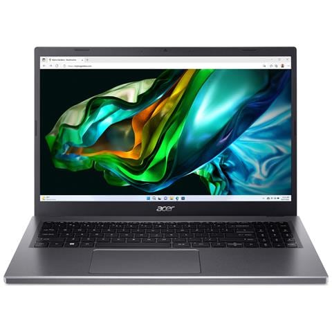 Notebook Aspire 5 A515-58GM-76HF Intel Core i7-13620H Monitor 15.6" Full HD RAM 16GB SSD 512GB NVIDIA GeForce RTX 2050 Windows 11 Pro Grigio - Foto 1