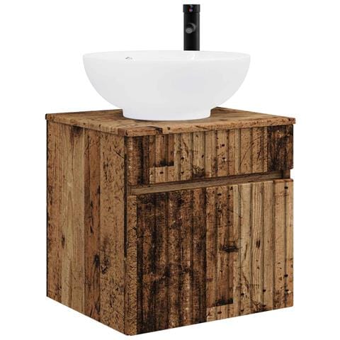 Mobile lavabo da parete Legno antico 49 x 44,5 x 66,5 cm - Foto 1