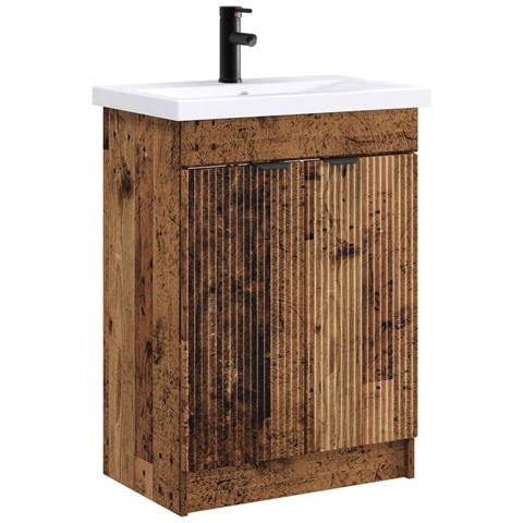 Set di mobili per il bagno Legno antico 78,5 x 37,5 x 81 cm - Foto 1