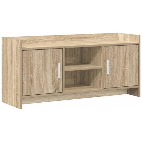 Mobile TV 102 x 33 x 47 cm Rovere Sonoma Legno ingegnerizzato - Foto 1