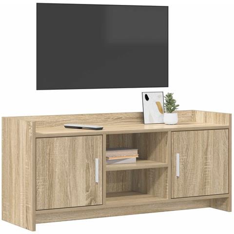 Mobile TV 102 x 33 x 47 cm Rovere Sonoma Legno ingegnerizzato - Foto 2