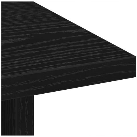 Comodino Rovere Nero 41 x 40 x 45 cm Legno multistrato - Foto 9