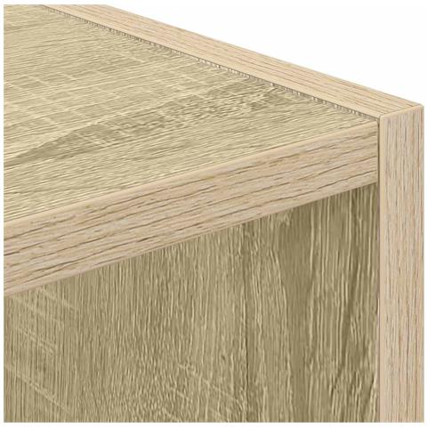 Comodino con cassetto 2 pcs Rovere Sonoma 25,5 x 22 x 49,5 cm - Foto 9