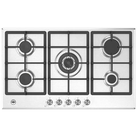 P905CLAGXV piano cottura Acciaio inox Da incasso 90 cm Gas 5 Fornello (i) - Foto 1