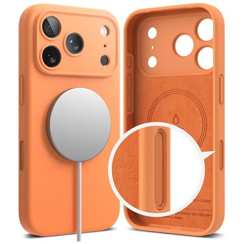 Custodia Per Telefono In Silicone Arancione Magsafe Per Iphone 17 Pro Max Ringke - Foto 1