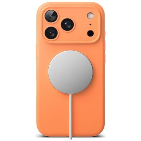 Custodia Per Telefono In Silicone Arancione Magsafe Per Iphone 17 Pro Max Ringke - Foto 5
