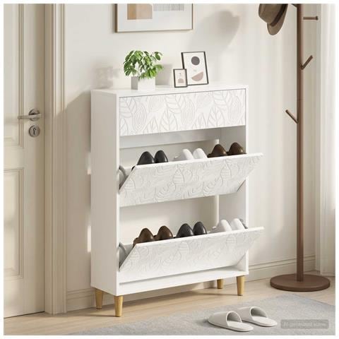 Mobile per scarpe DELFT 78 x 24 x 103 cm Legno ingegnerizzato - Foto 2