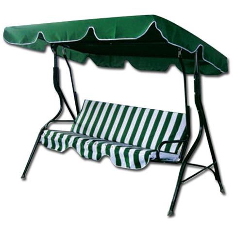 Dondolo in acciaio per esterno da giardino 170x110x153 cm - Foto 2