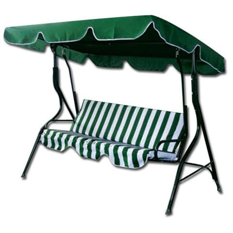 Dondolo in acciaio per esterno da giardino 170x110x153 cm - Foto 1