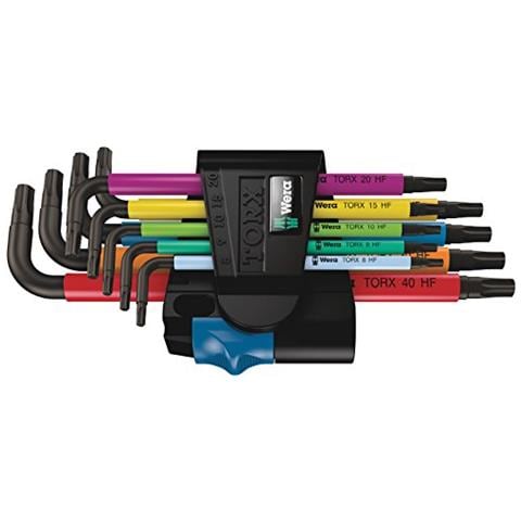 967 SL TORX HF multicolore Chiave a L con ritegno Vite, 9 pezzi - Foto 1