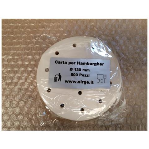 Carta Per Hamburger Da 130 Mm Confezione Per 500 Pezzi Per Alimenti Forata. - Foto 1