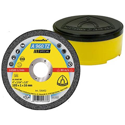 322181 A 960 Tz Disco Da Taglio Inox, 125 Mm X 1 Mm X 22.23 Mm - Foto 1