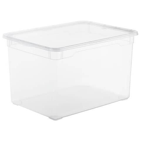 Contenitore Clear Box In Ppl Impilabile Trasparente - 46 L. F707808 - Foto 1