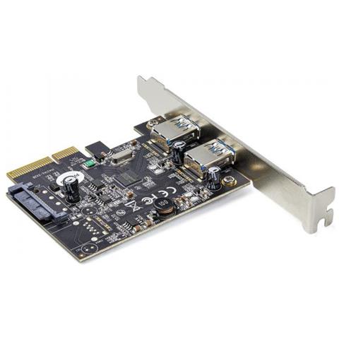 Scheda PCIe USB 3.1 a 2 porte - Scheda di espansione PCI Express USB 3.2 Gen 2 Type-A 10Gbps - Adattatore da PCI express a USB - Profilo completo /basso - Windows e Linux - Foto 3