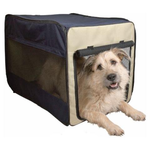 Trasportino Cuccia Pieghevole Twister M 45 * 45 * 64 Blu / Bg - Foto 1