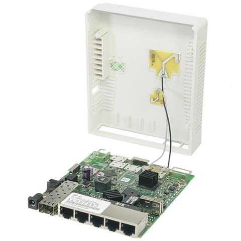 hAP ac, 10, 100, 1000 Mbit / s, -20 - 60%, IEEE 802.11a, IEEE 802.11ac, IEEE 802.11b, IEEE 802.11g, IEEE 802.11n, USB Type-A, Bianco - Foto 2