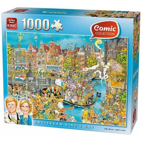 Jigsaw Puzzle Amsterdam 's Day 1000 Pezzi - Foto 1